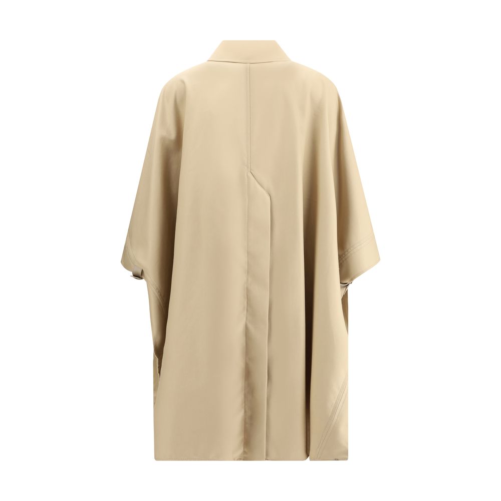 Beige Cotton Coat
