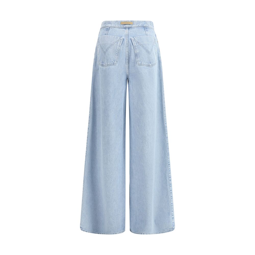 Light Blue Cotton Jeans Denim