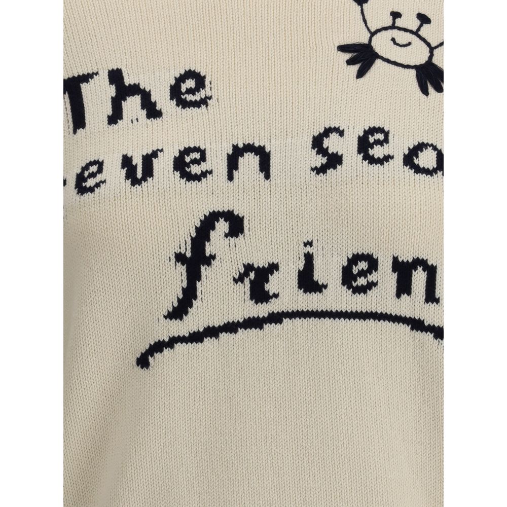 Cream Cotton Sweatshirt