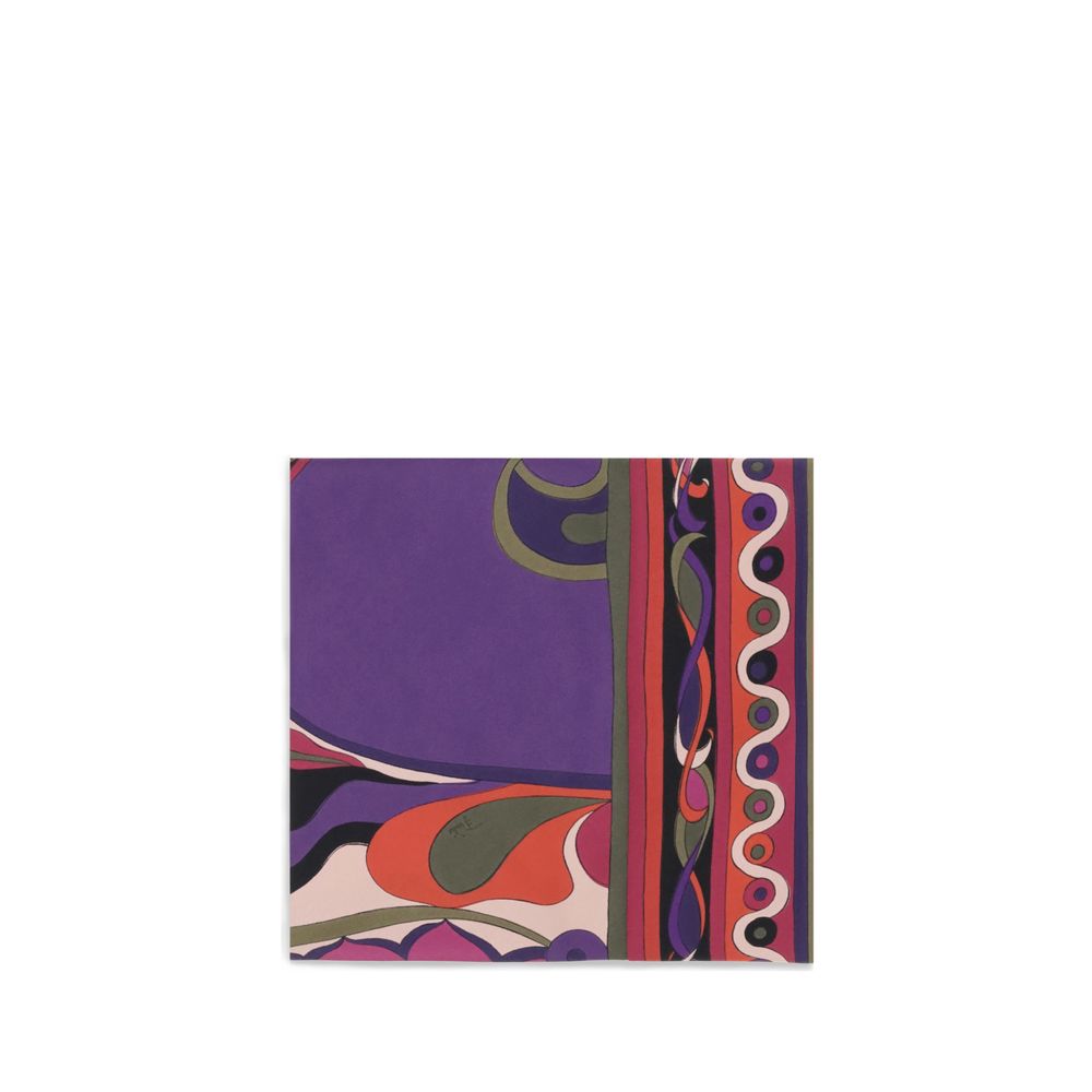 Multicolor Silk Scarf