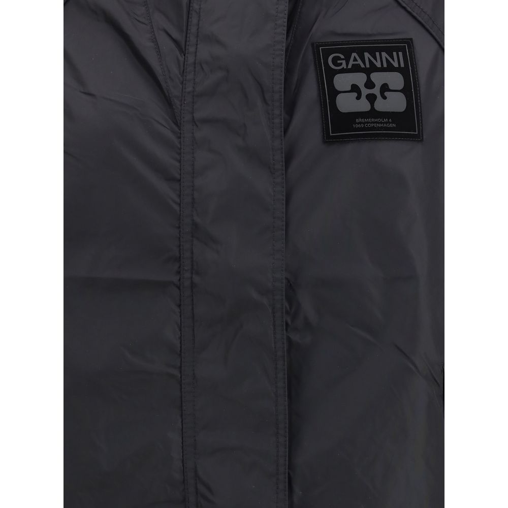 Black Nylon Shell Jacket