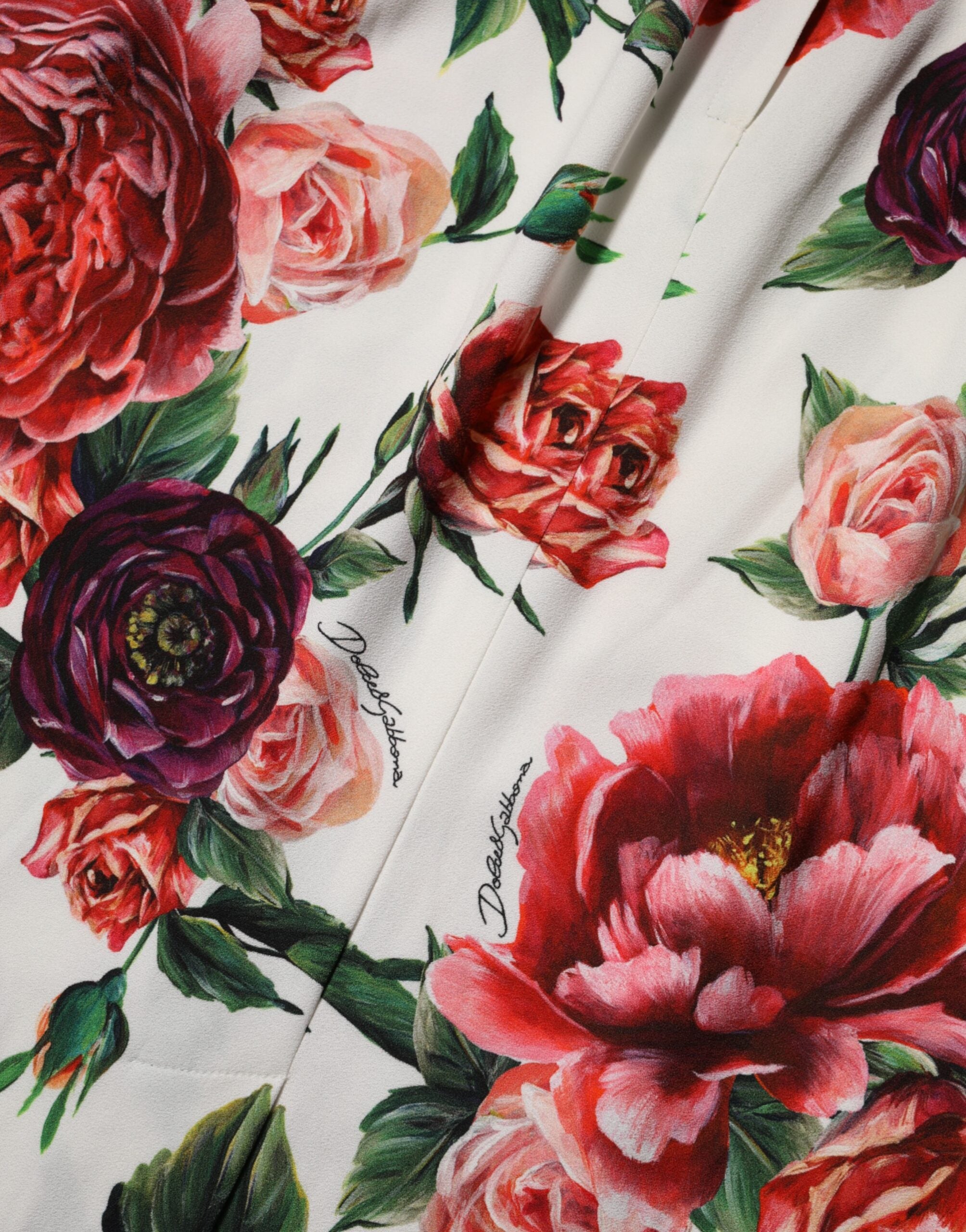 Multicolor Floral Print Viscose Sheath Dress