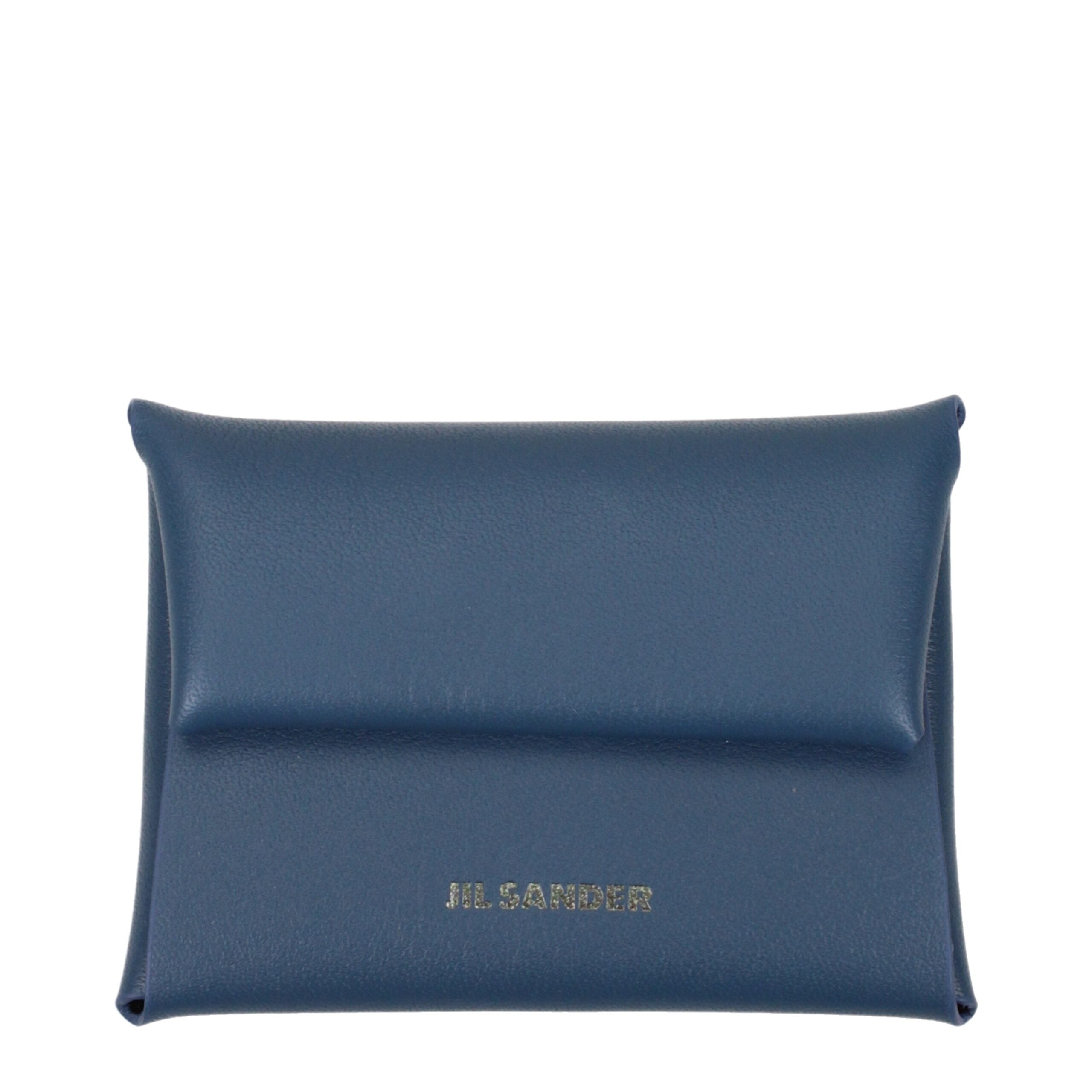 Blue Leather Wallet