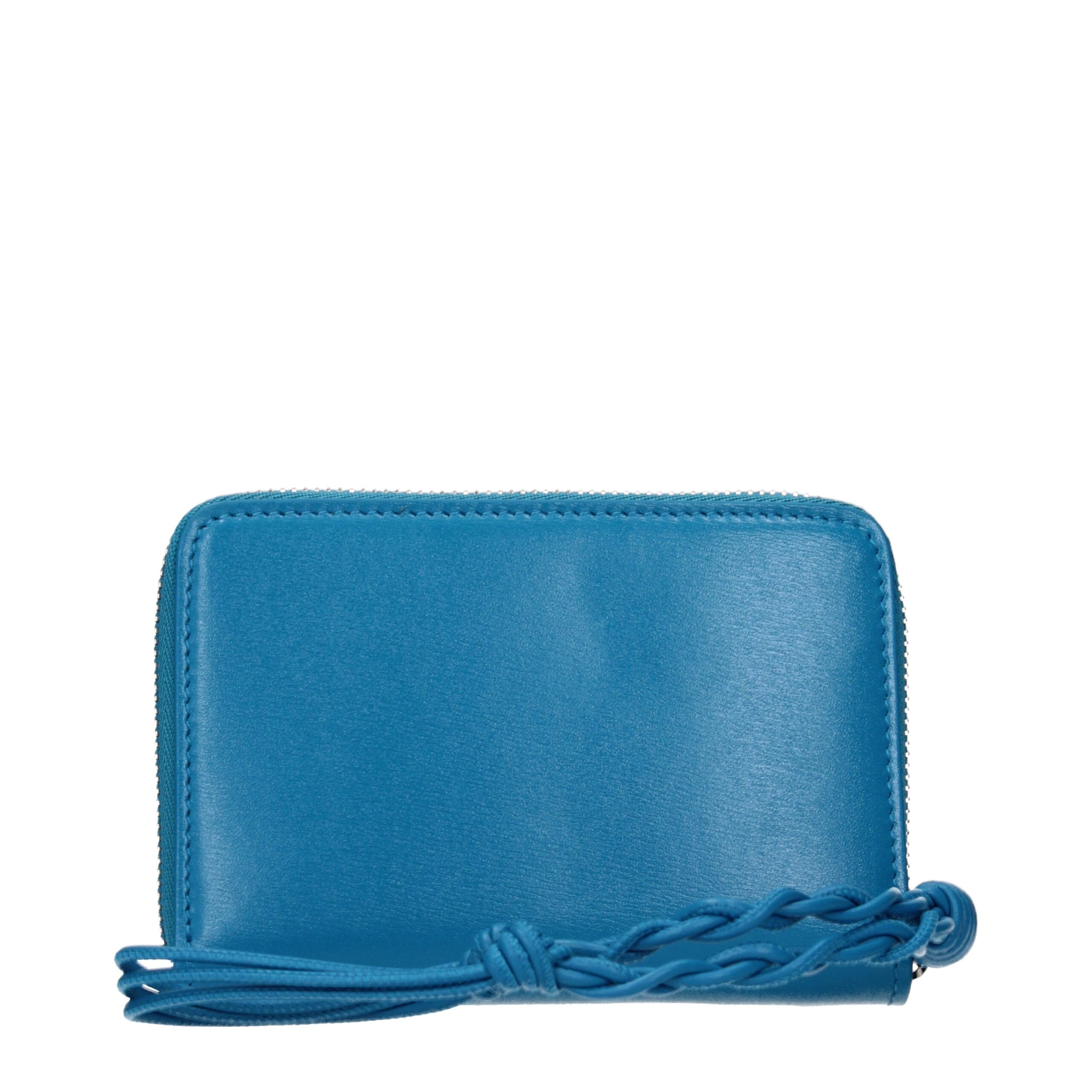 Blue Leather Wallet