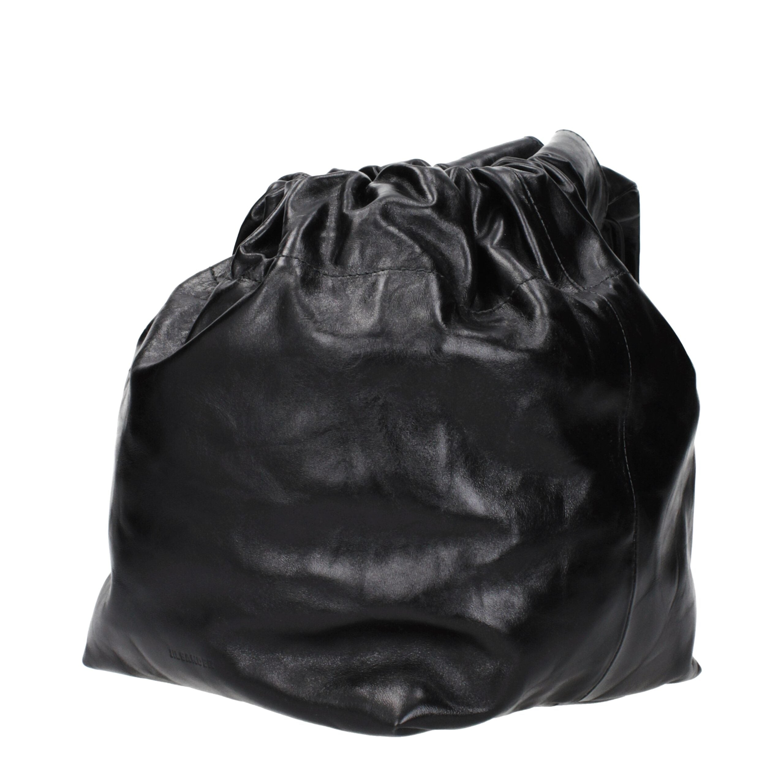 Black Leather Handbag