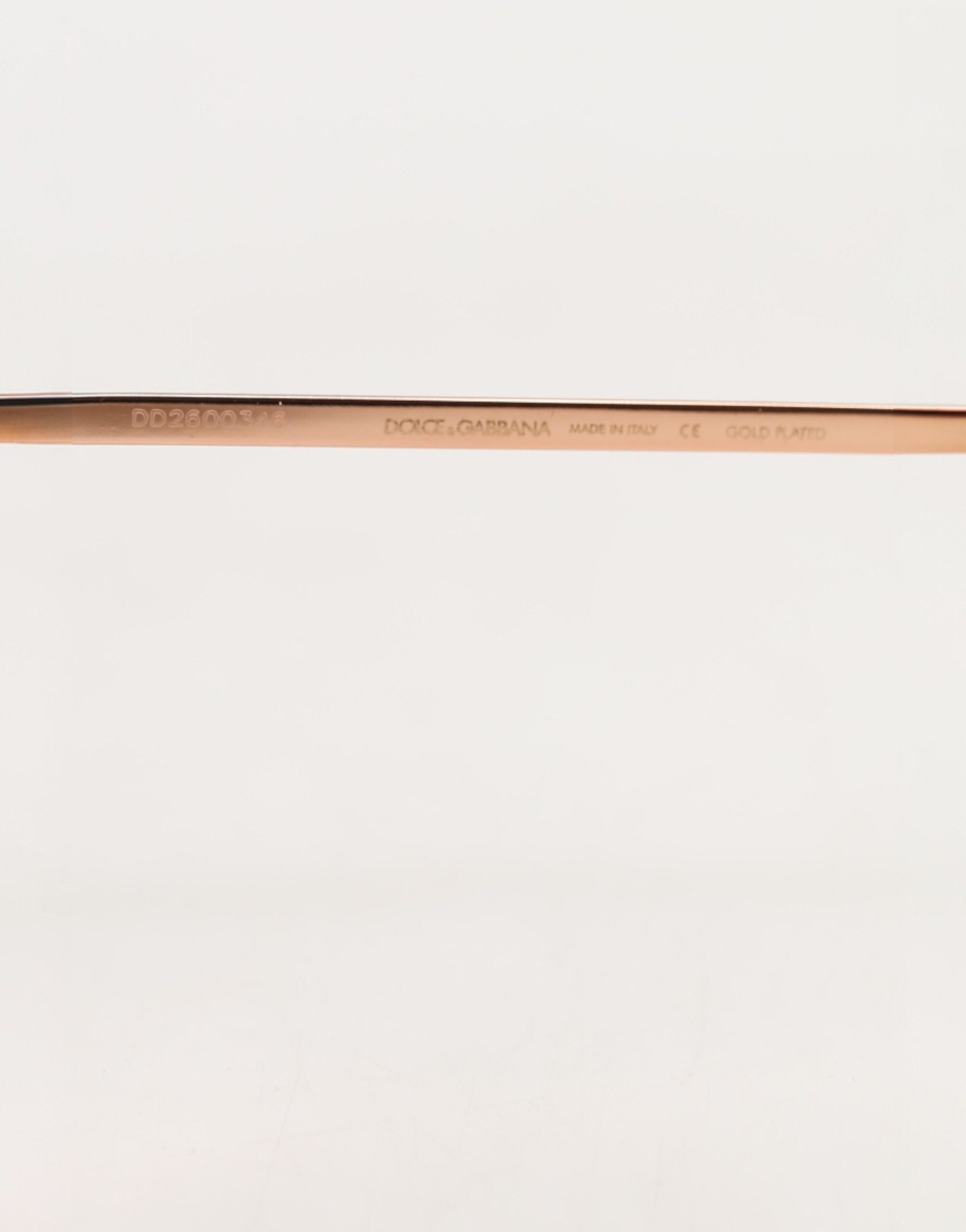 DG2215K Gold Metal Round Shades Eyewear Sunglasses