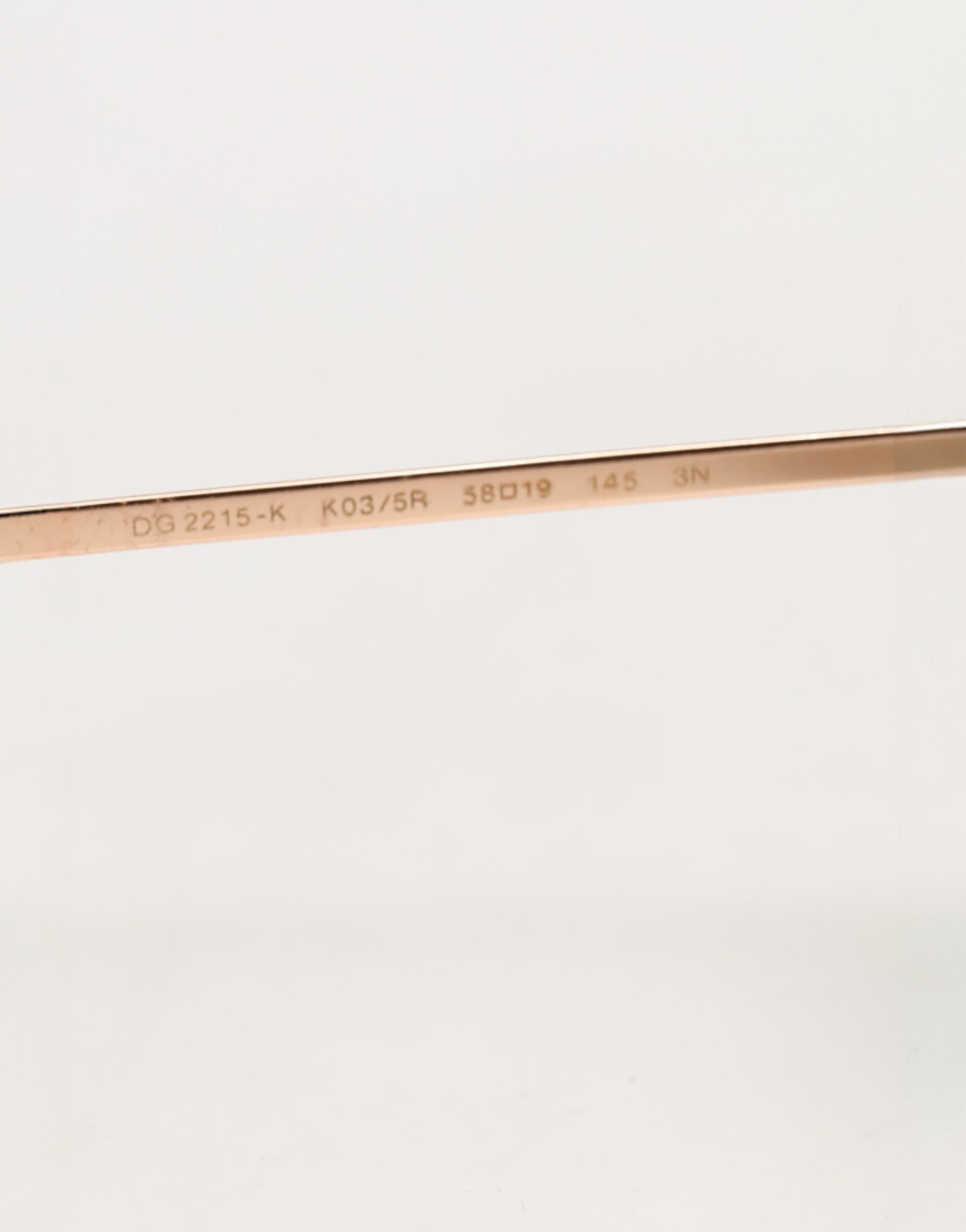 DG2215K Gold Metal Round Shades Eyewear Sunglasses