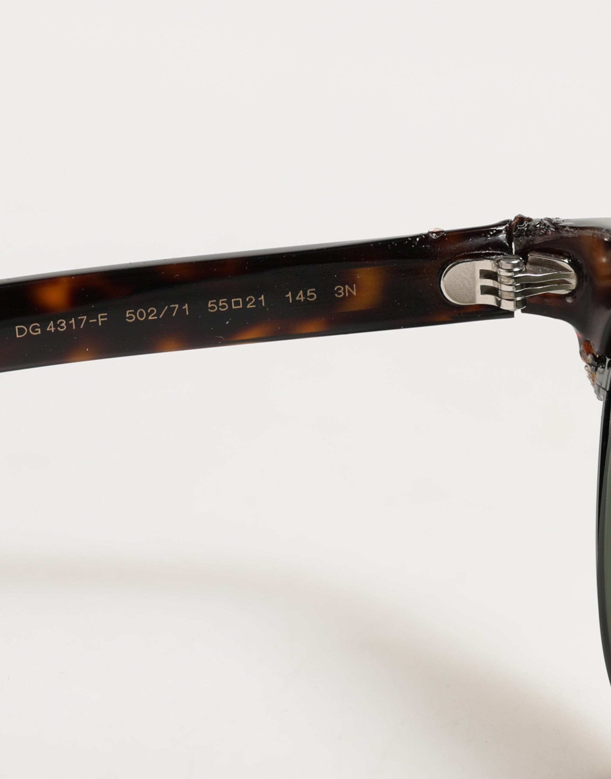 DG4317F Brown Tortoiseshell Pilot Frame Shades Sunglasses