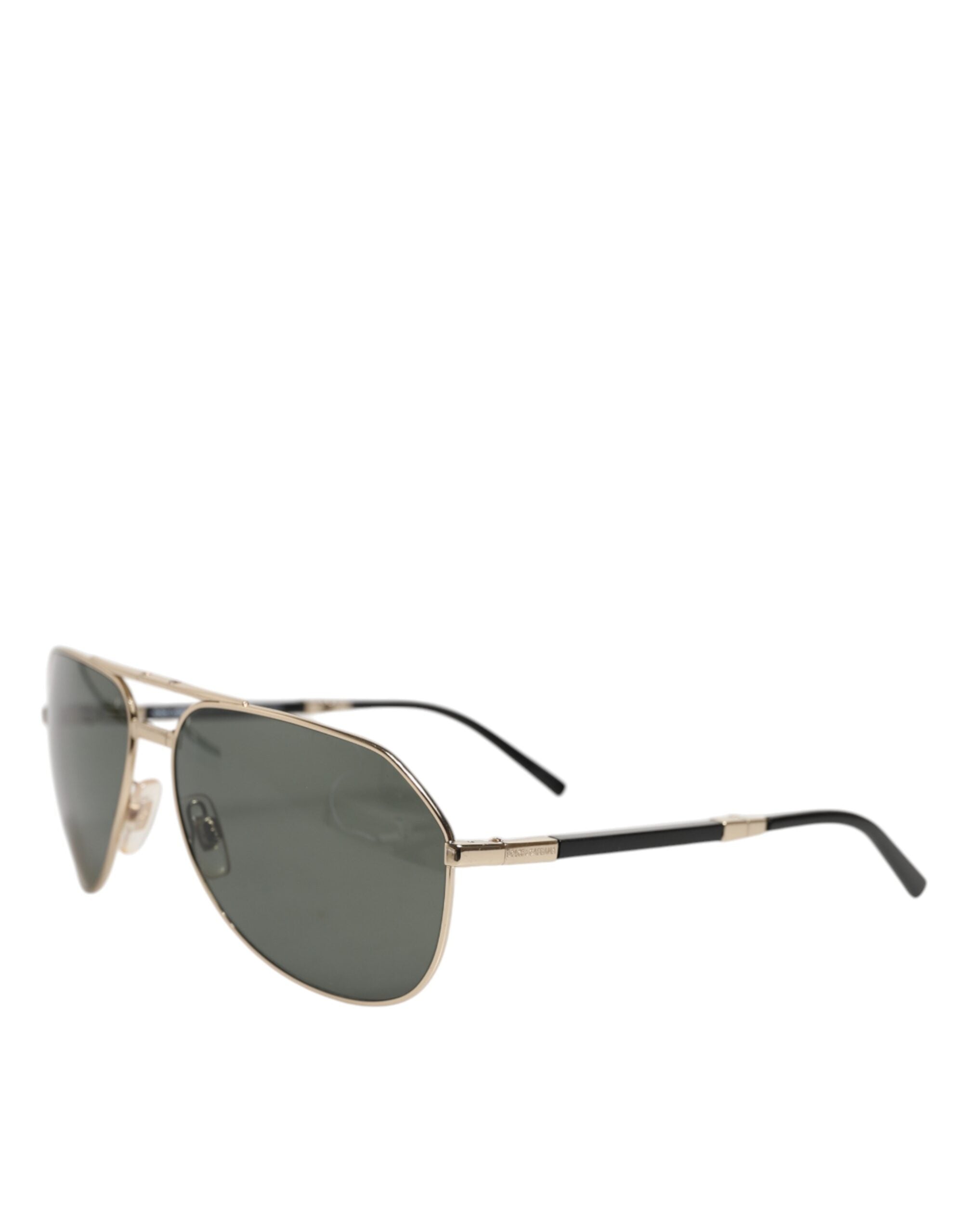 DG2106K Black Gold Plated Polarized MetalFrame Sunglasses
