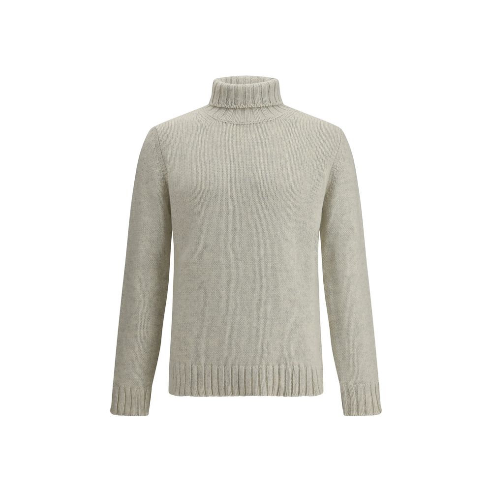 Gray Alpaca Vicugna Pacos Turtleneck