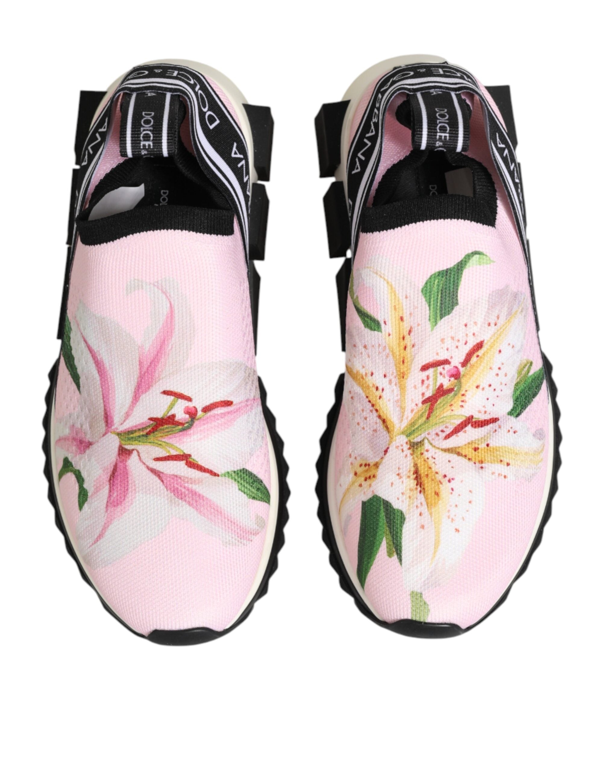 Pink Floral Sorrento Low Top Sneakers Shoes
