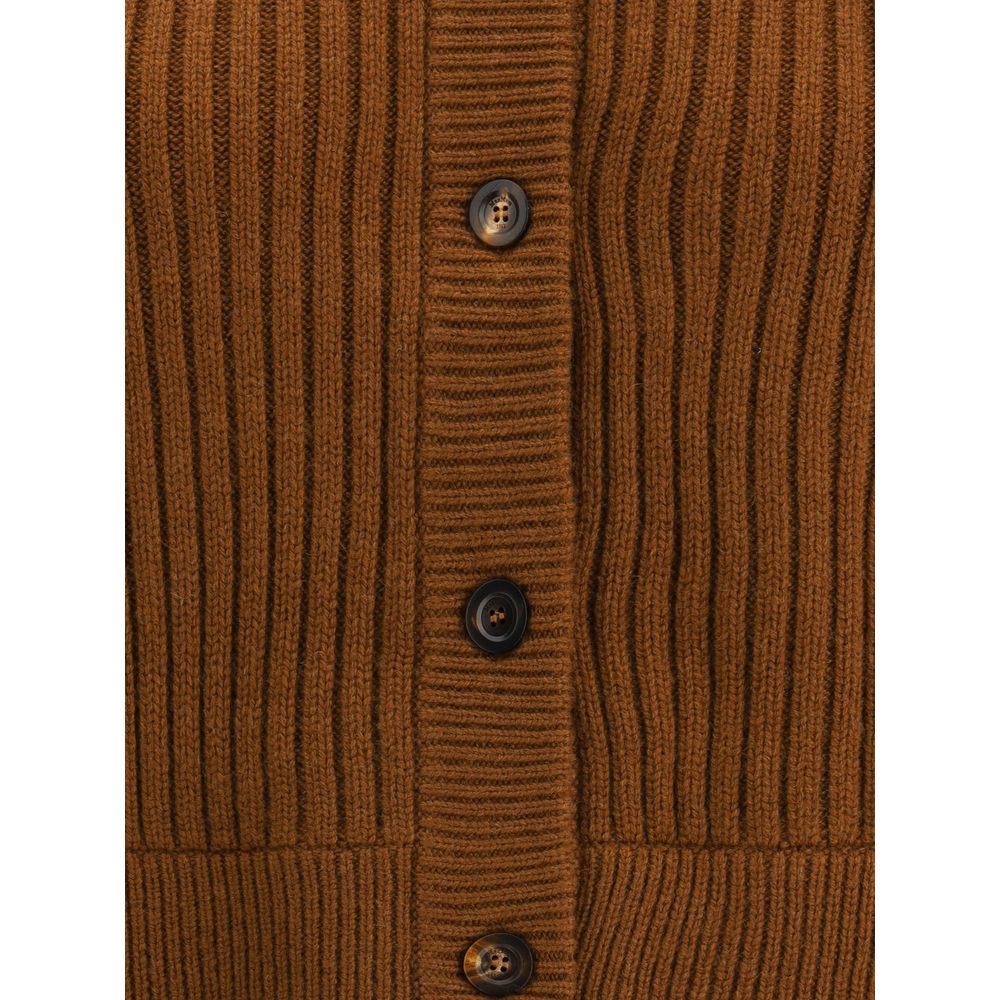 Beige Wool Cardigan