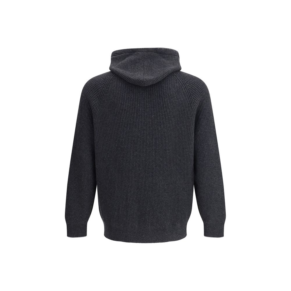 Black Cashmere Hoodie