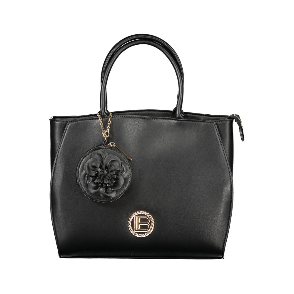 Black PVC Women Handbag