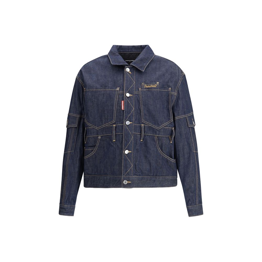 Blue Cotton Denim Jacket