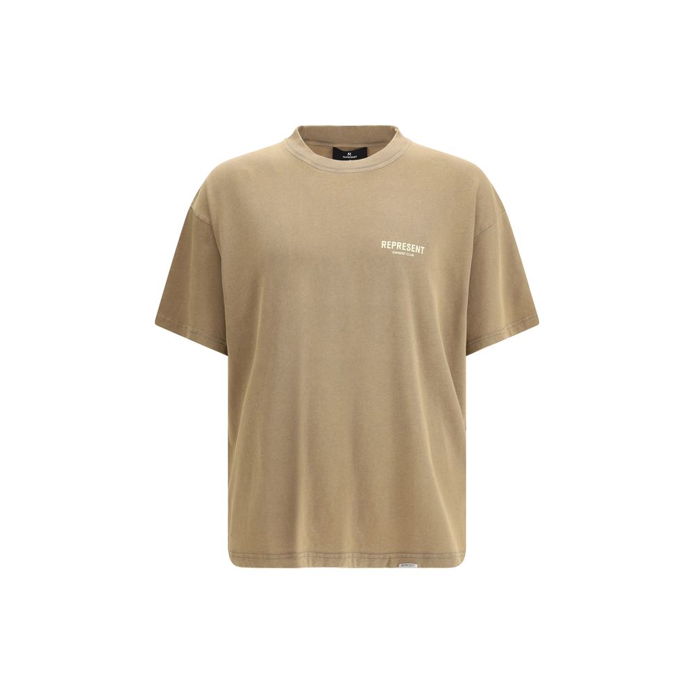 Brown Cotton T-Shirt