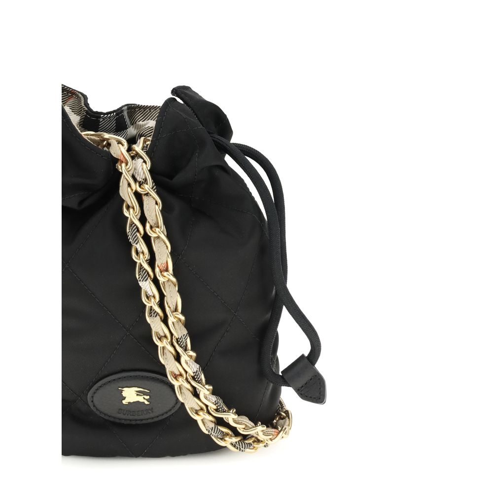 Black Nylon Shoulder Bag