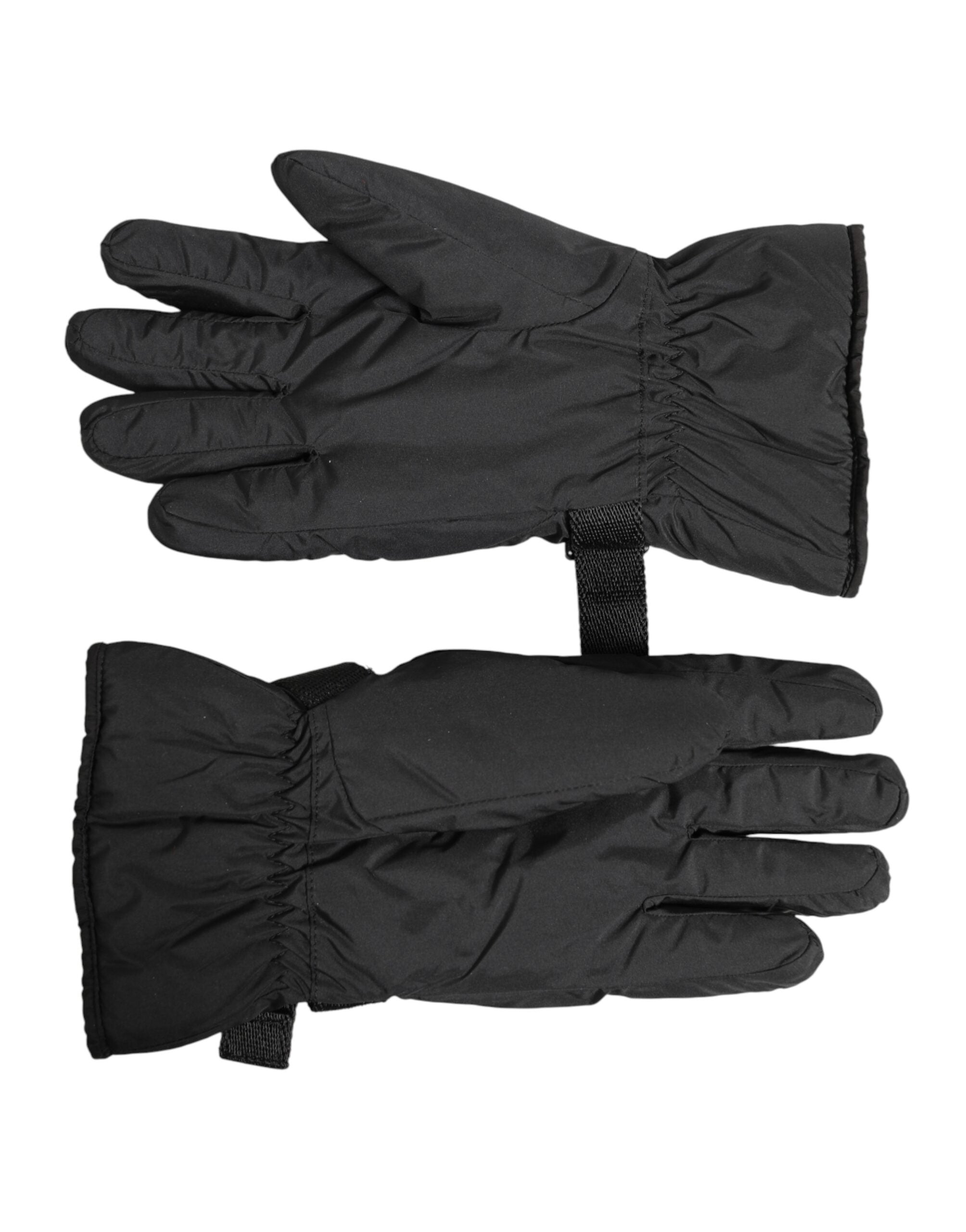 Black Windproof Ski Winter Warm Non Slip Gloves