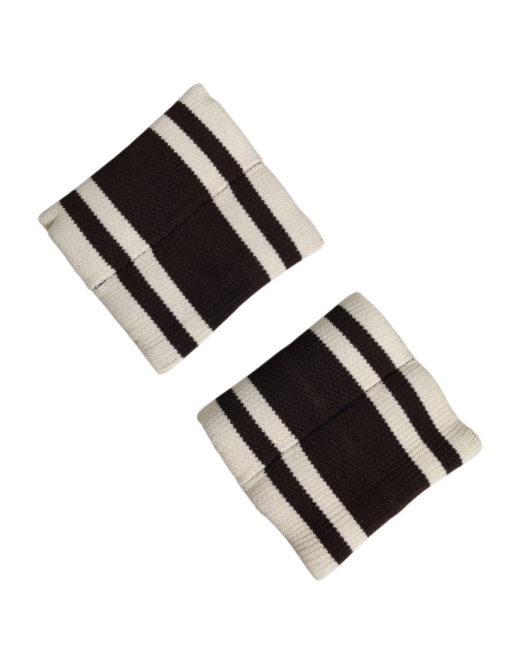 Black White DG Logo Cotton 1 Pair Wristband