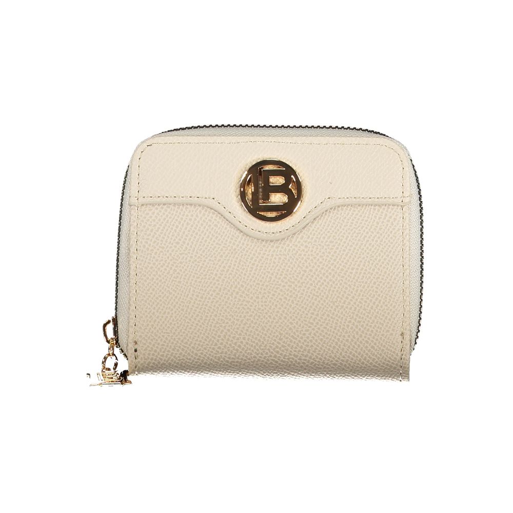 Beige Polyethylene Women Wallet