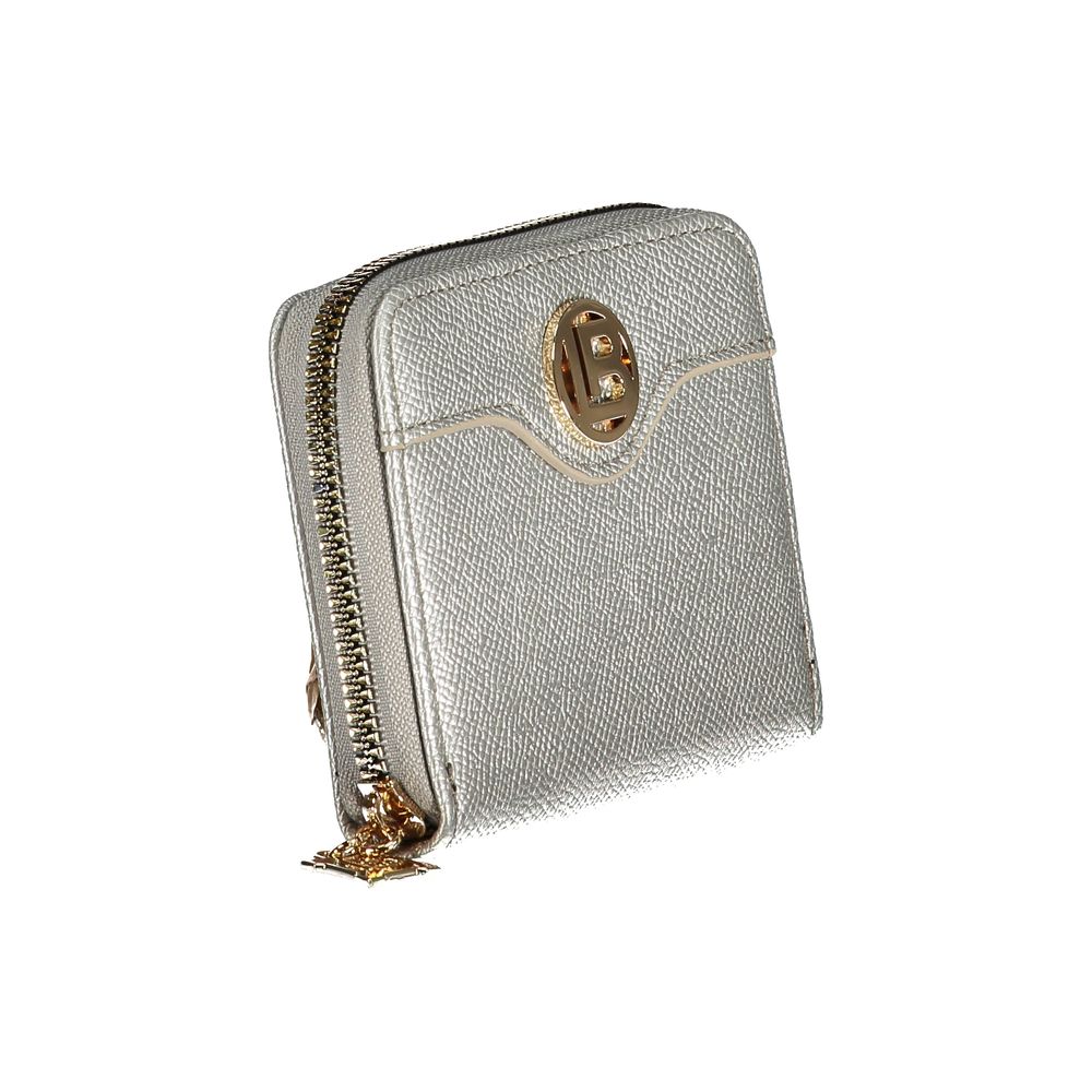 Gray Polyethylene Women Wallet