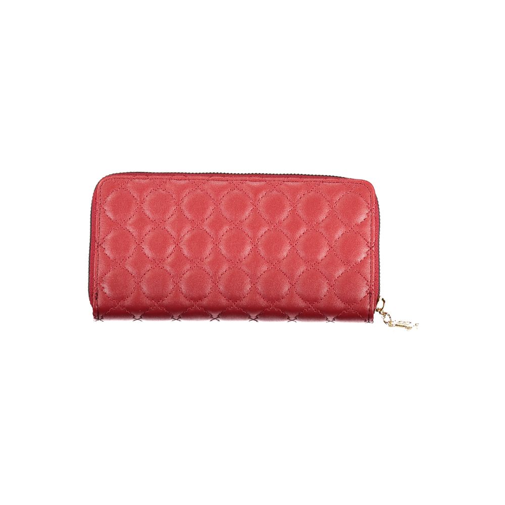Red Polyethylene Women Wallet