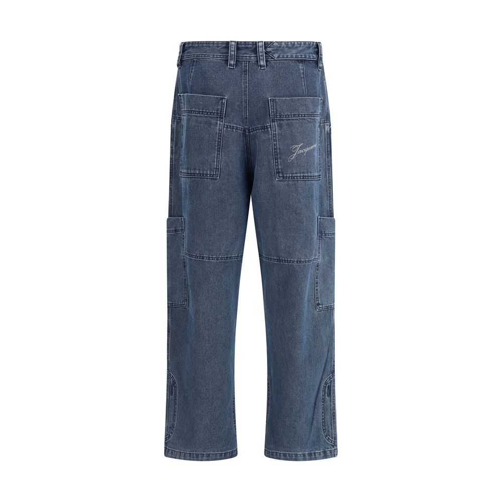 Blue Cotton Jeans Denim