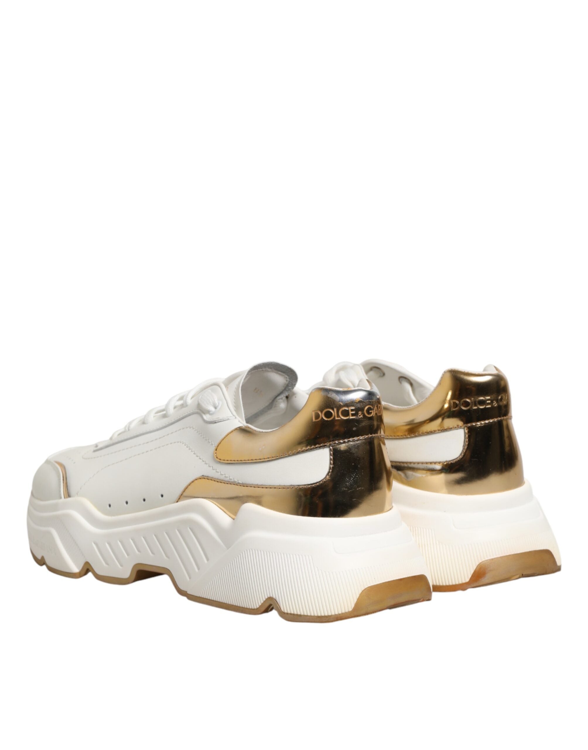 White Gold Daymaster Low Top Sneakers Shoes