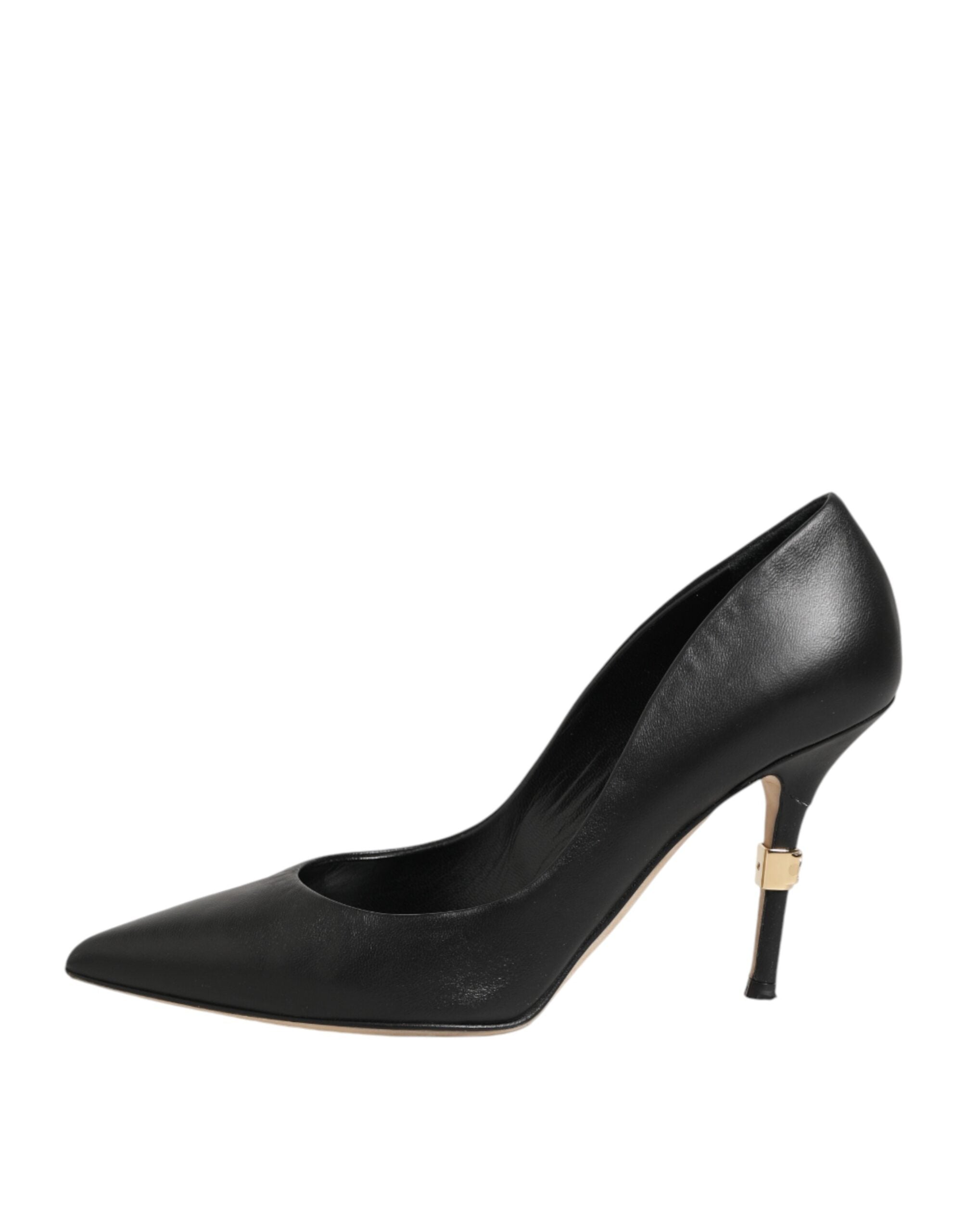 Black Patent Leather High Heels Pumps Shoes