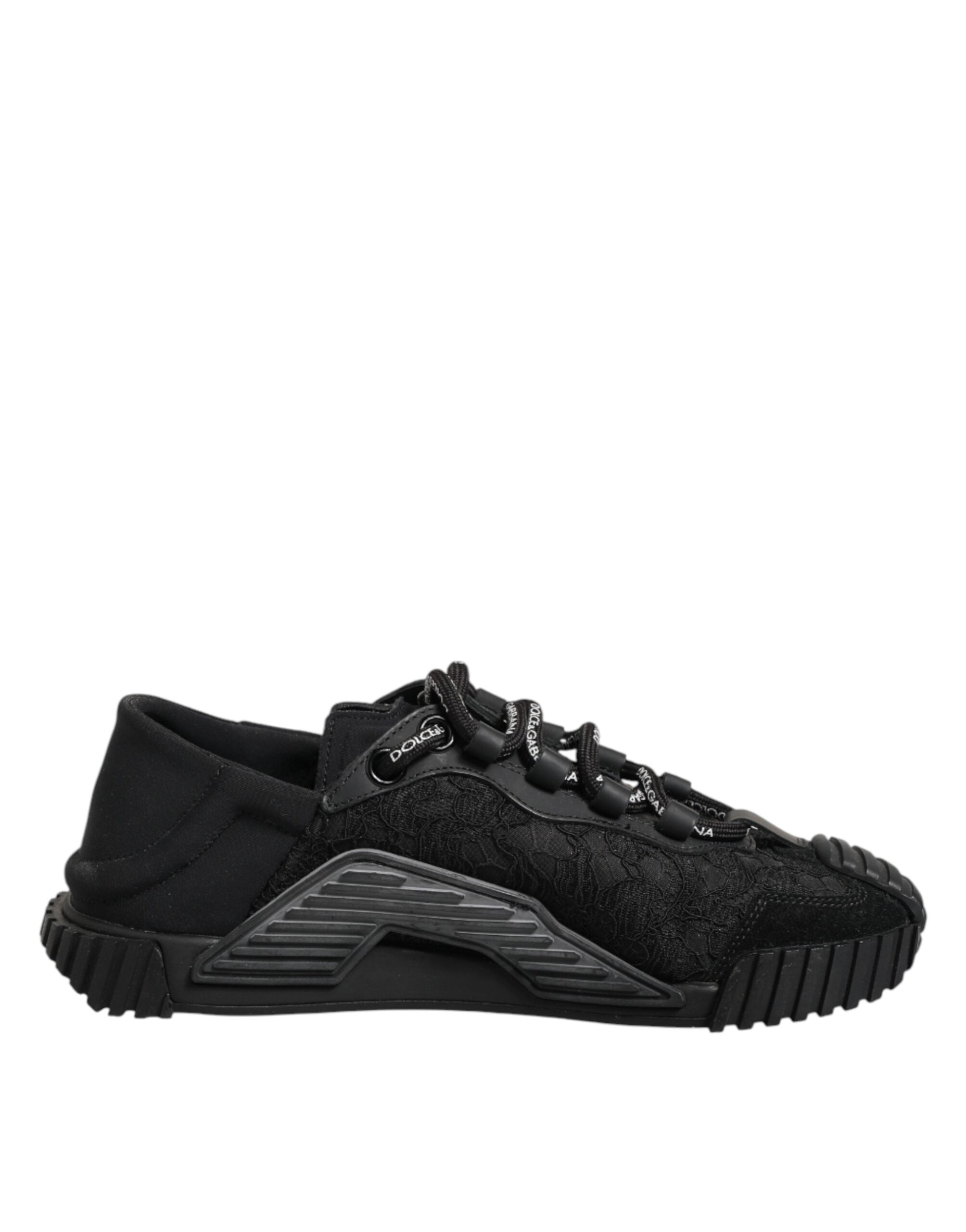 Black Logo Lace Low Top NS1 Sneakers Shoes