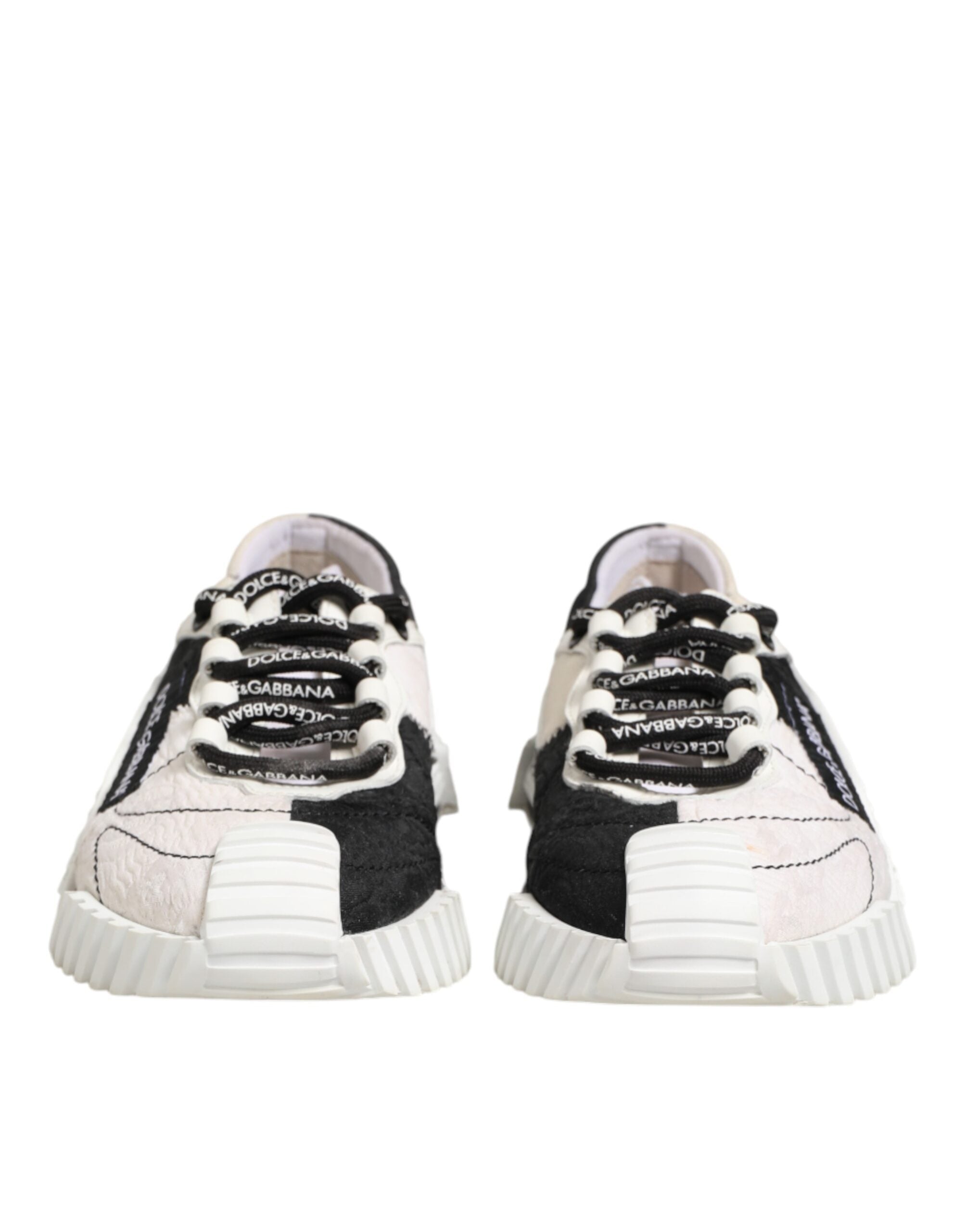 White Black Leather NS1 Sneaker Shoes