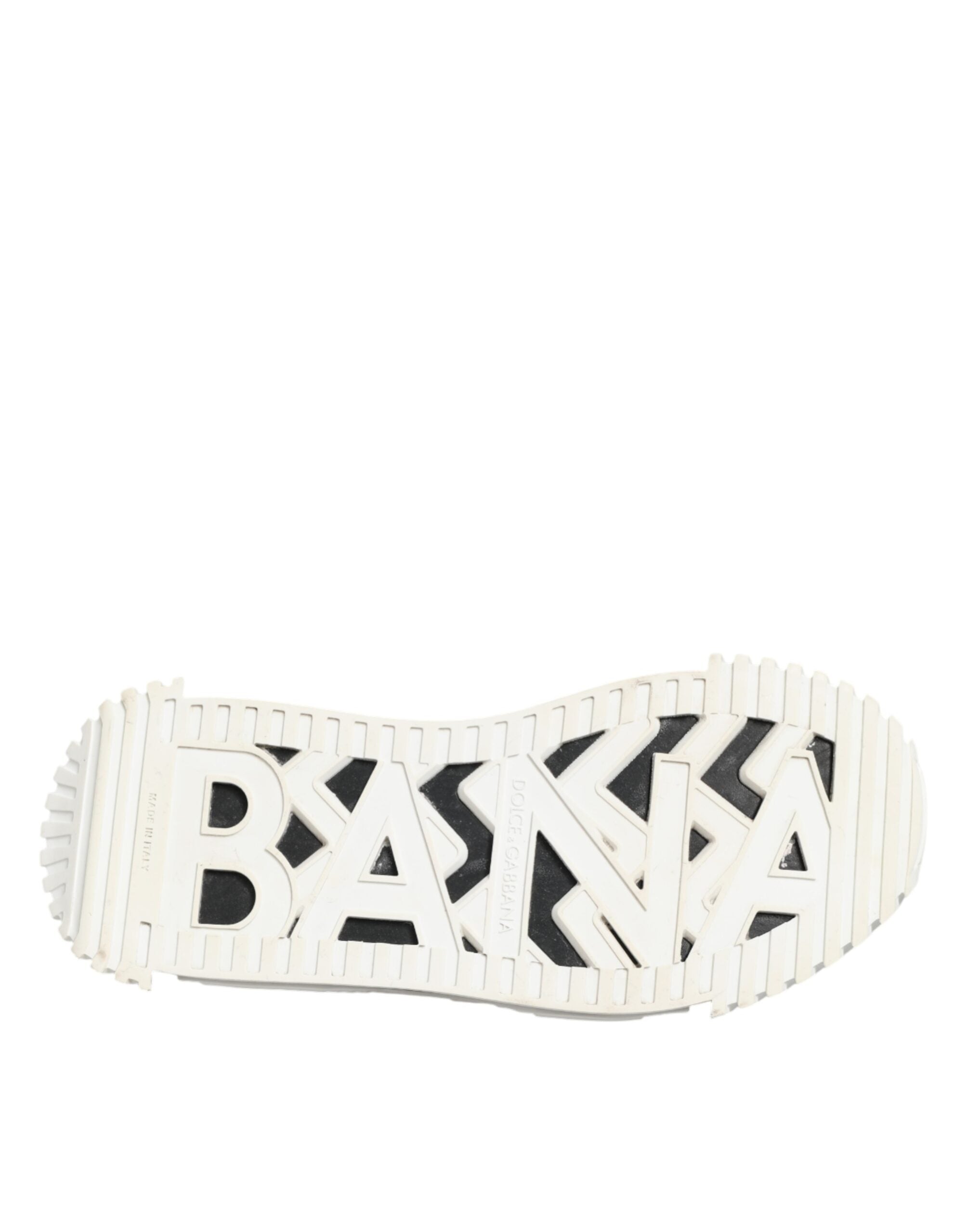 White Black Leather NS1 Sneaker Shoes