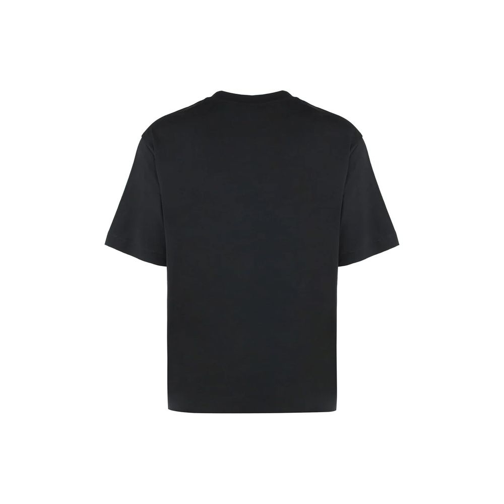 Black Cotton T-Shirt