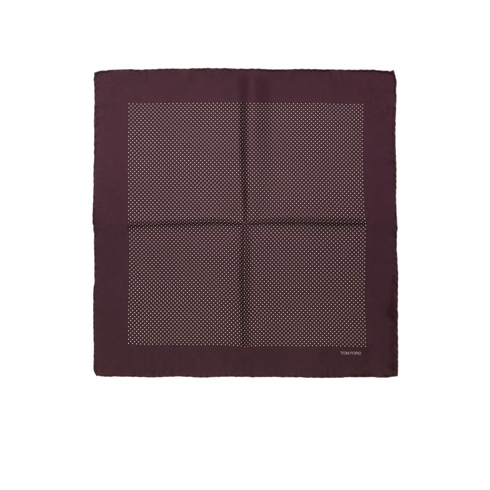 Bordeaux Silk Clutch Bag