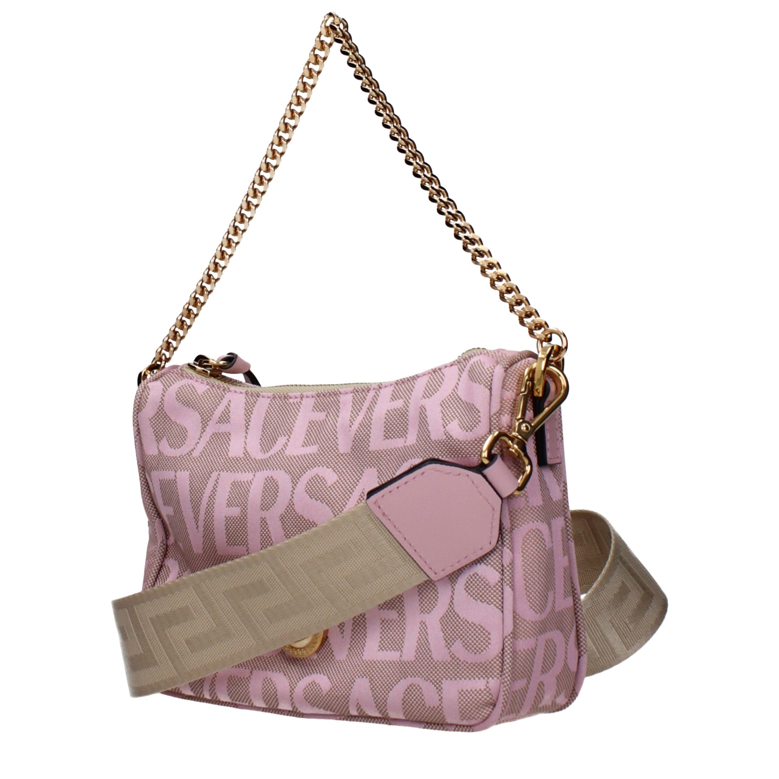 Pink Fabric Handbag
