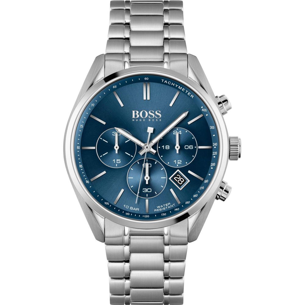 Gray Stainless Steel Dress Watch