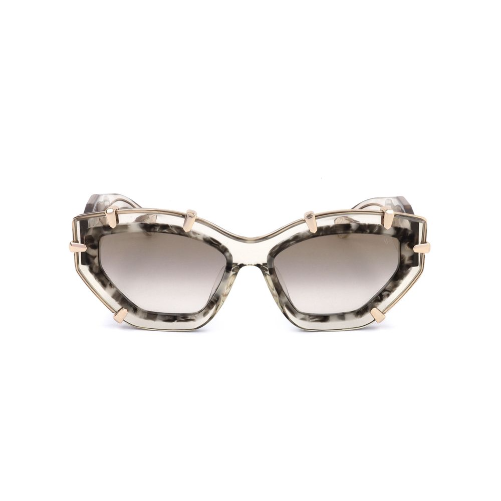 Beige Acetate Sunglasses