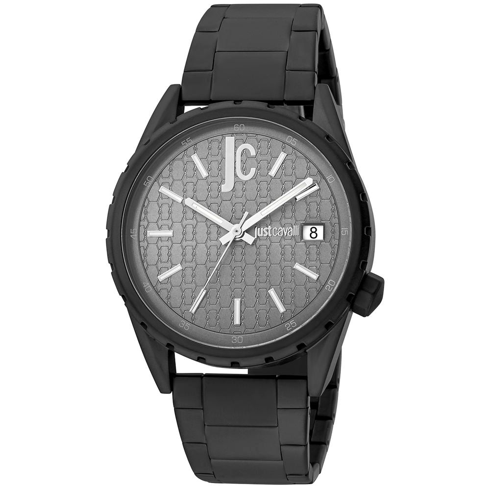Black Stainless Steel Dress Watch