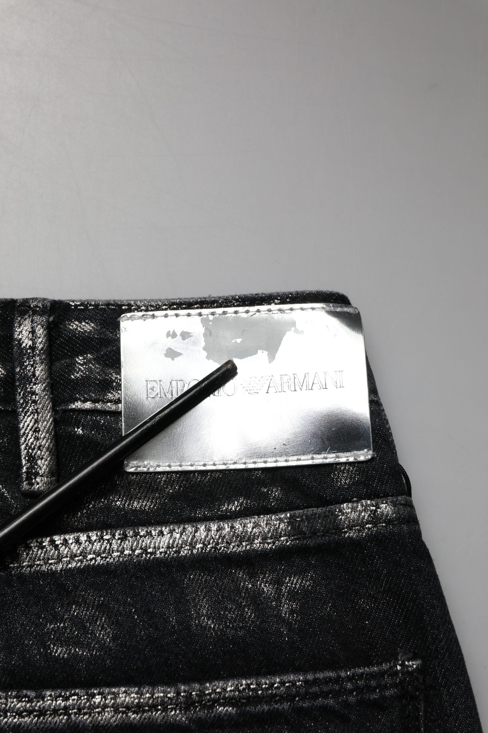 Black Washed Slim Fit Men Denim Cotton Jeans