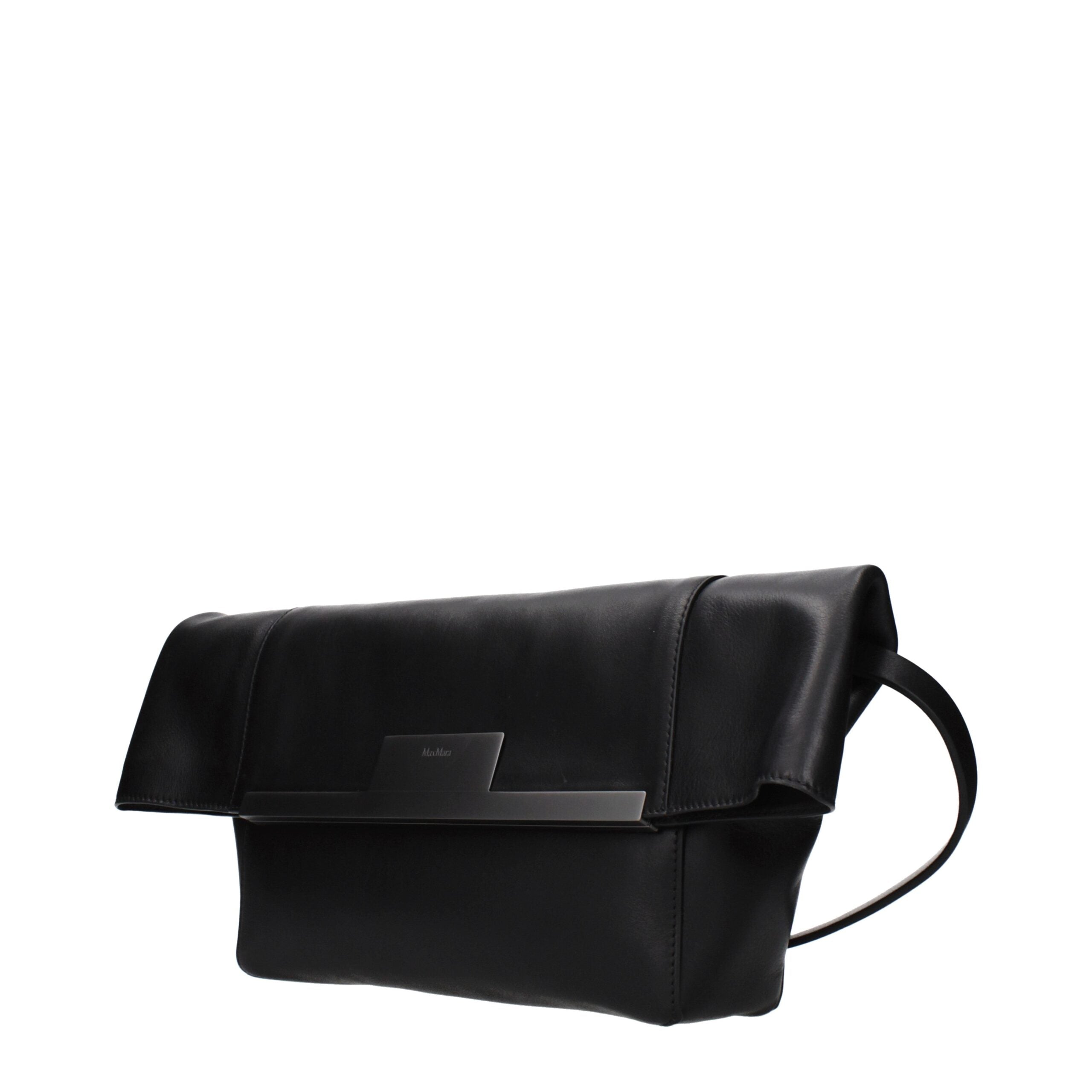 Black Leather Shoulder Bag