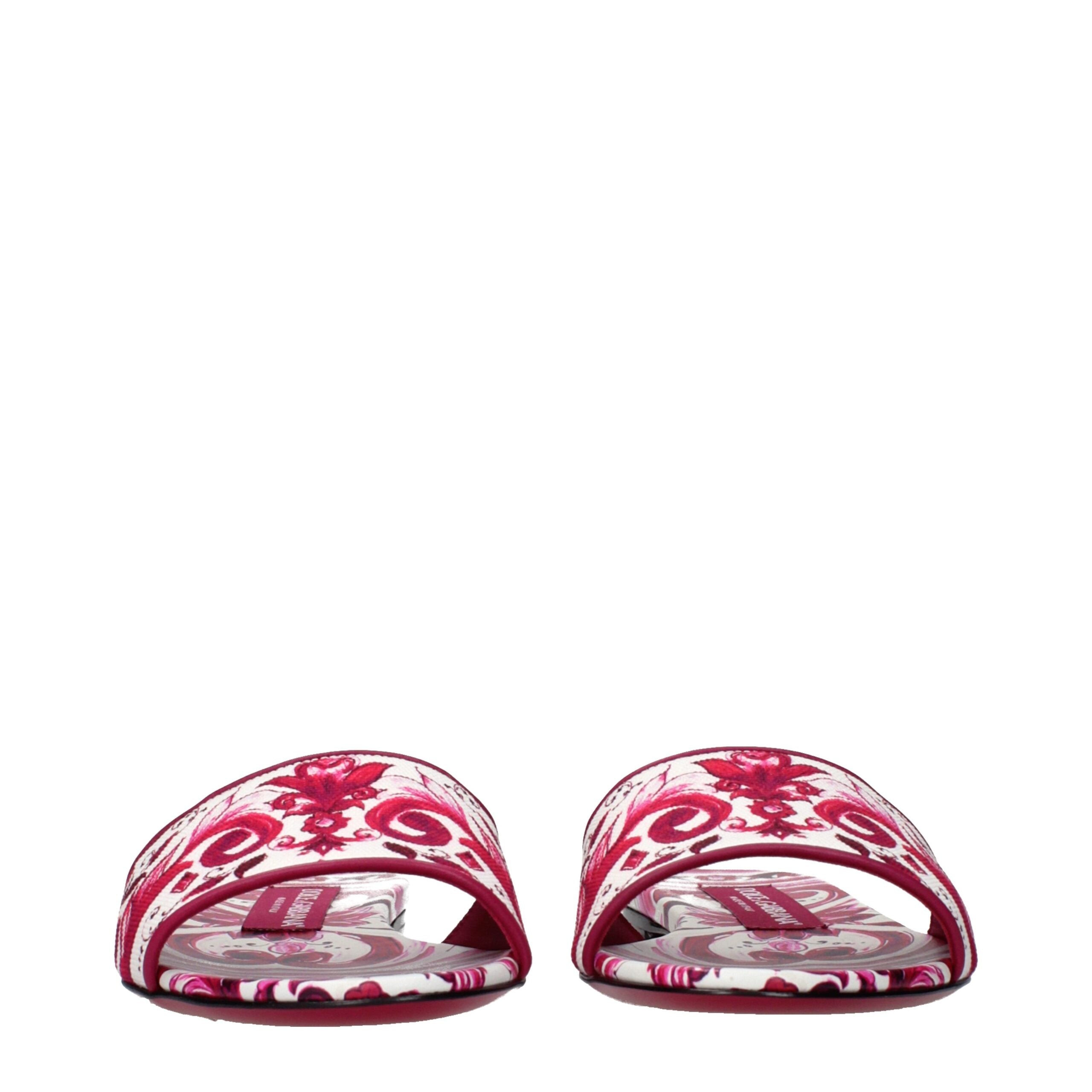 Pink Fabric Slippers