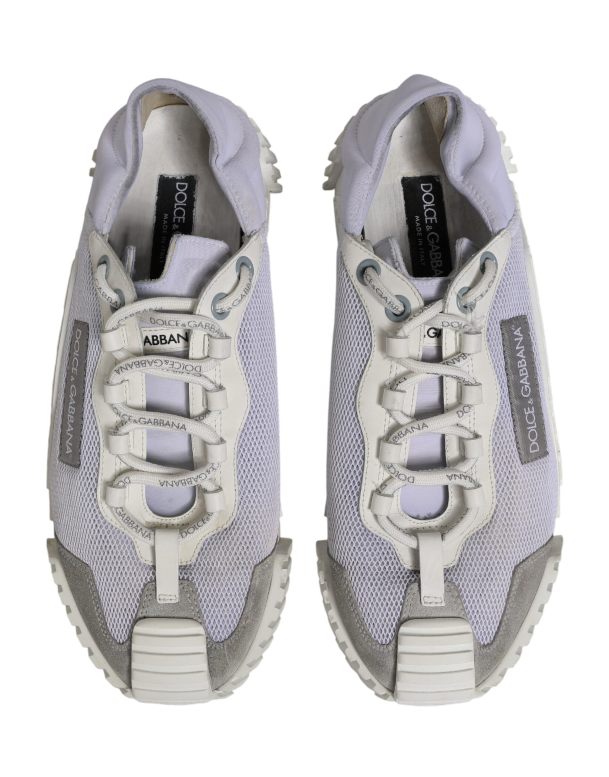 White Lace Up Low Top NS1 Sneakers Men Shoes