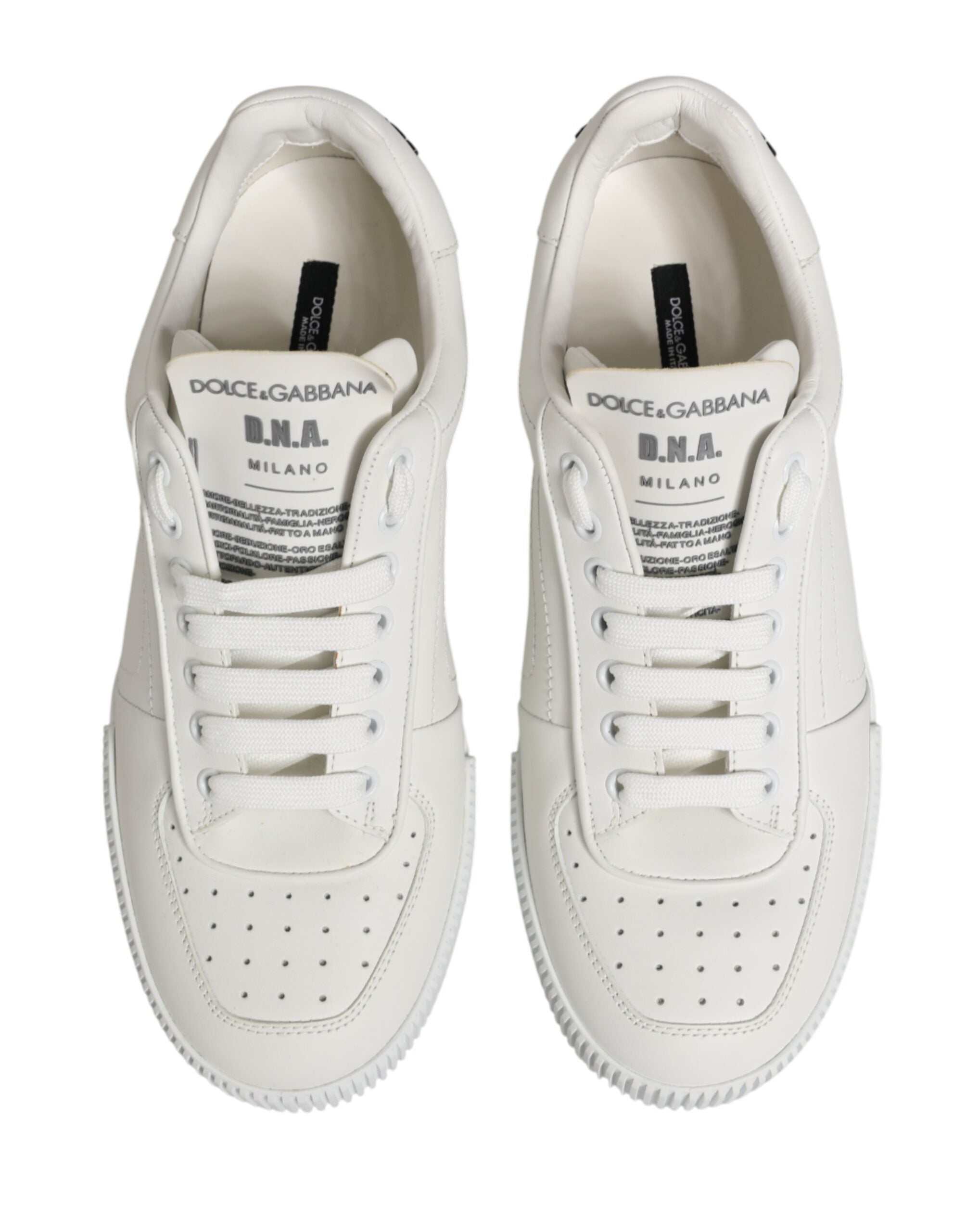 MIAMI Calf Low Top Men Sneakers White