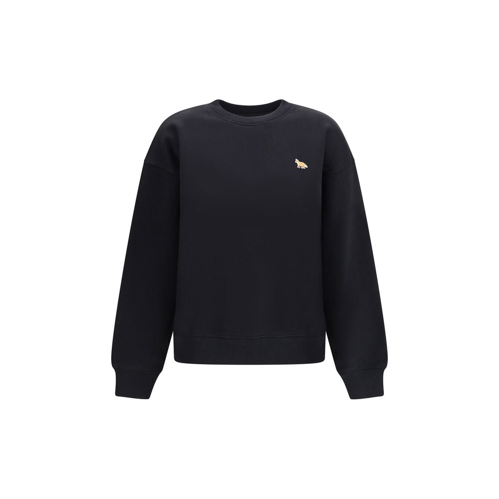 Black Cotton Sweatshirt