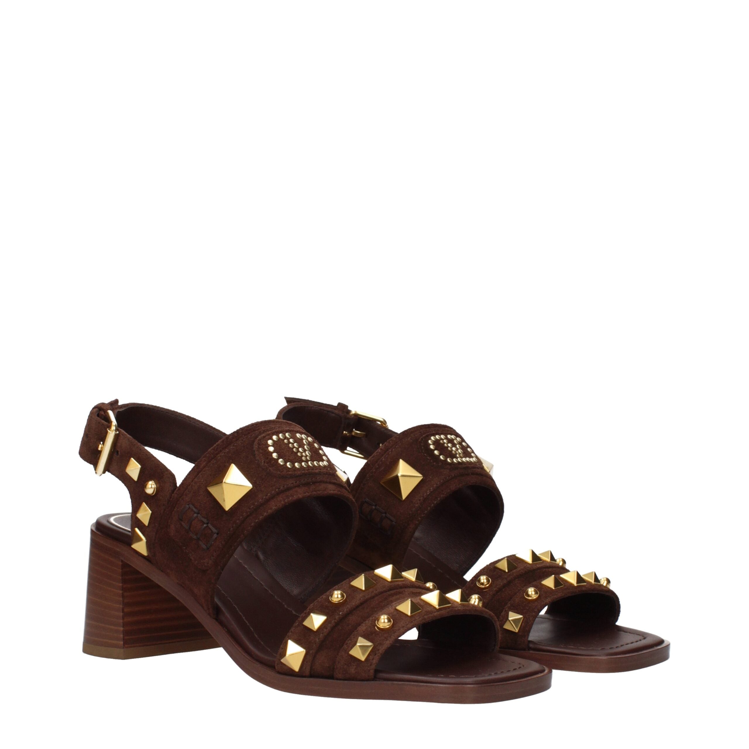 Brown Leather Strap-On Sandals