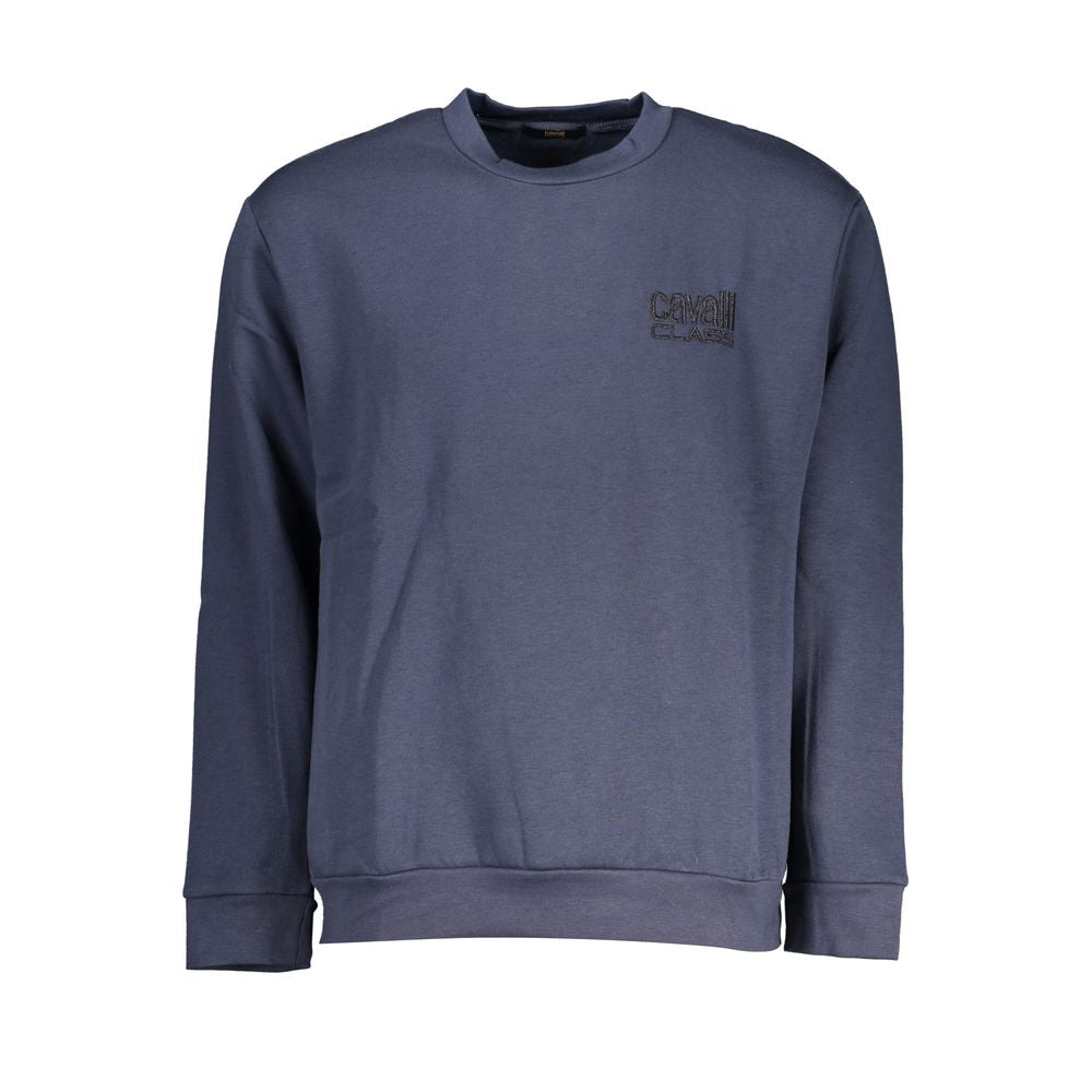Blue Polyester Men's Sweatshirt