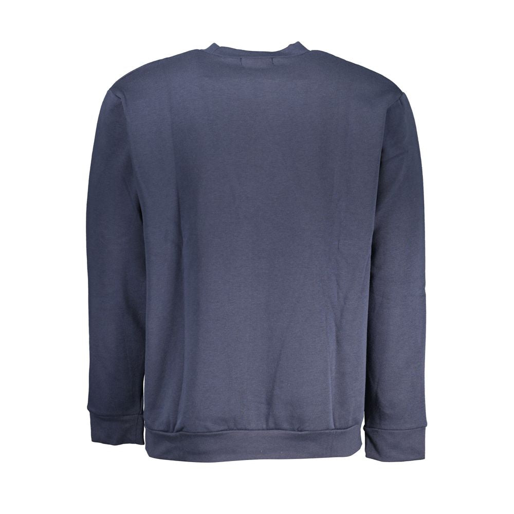 Blue Polyester Men's Sweatshirt