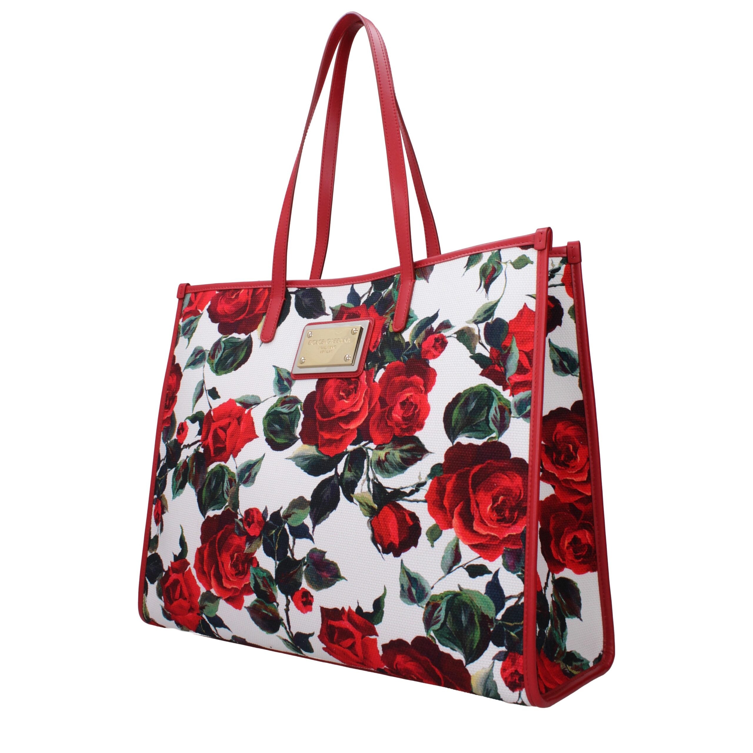 Red Fabric Shoulder Bag