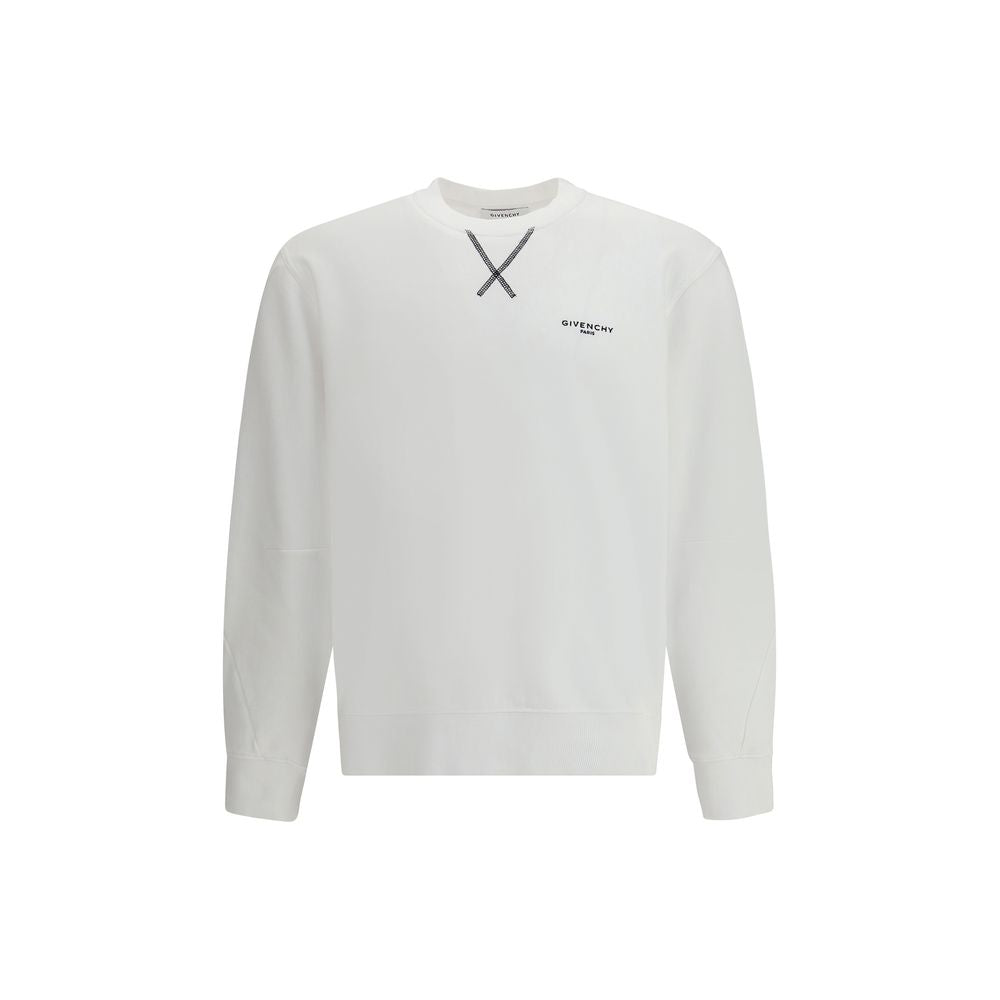 White Cotton Sweatshirt