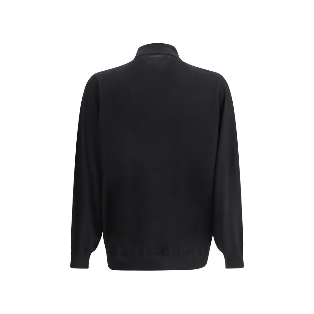 Black Cashmere Dress Shirt